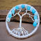 bottom view of glass beaded roots